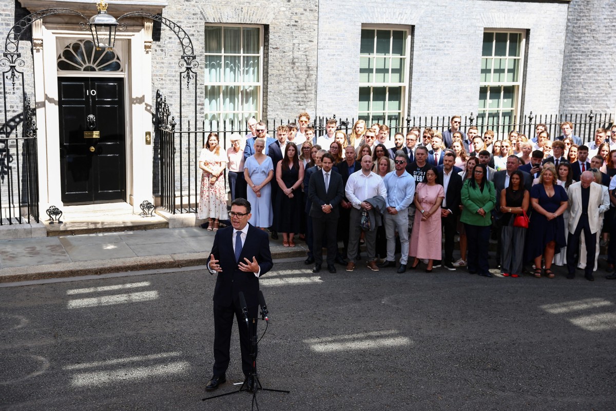 El primer ministro del Reino Unido, Andy Burnham