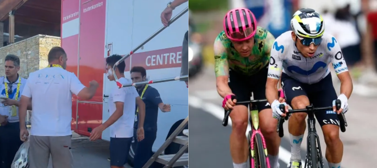 They reveal the state of health of the cyclist Einer Rubio after a violent accident against a UAE Team car