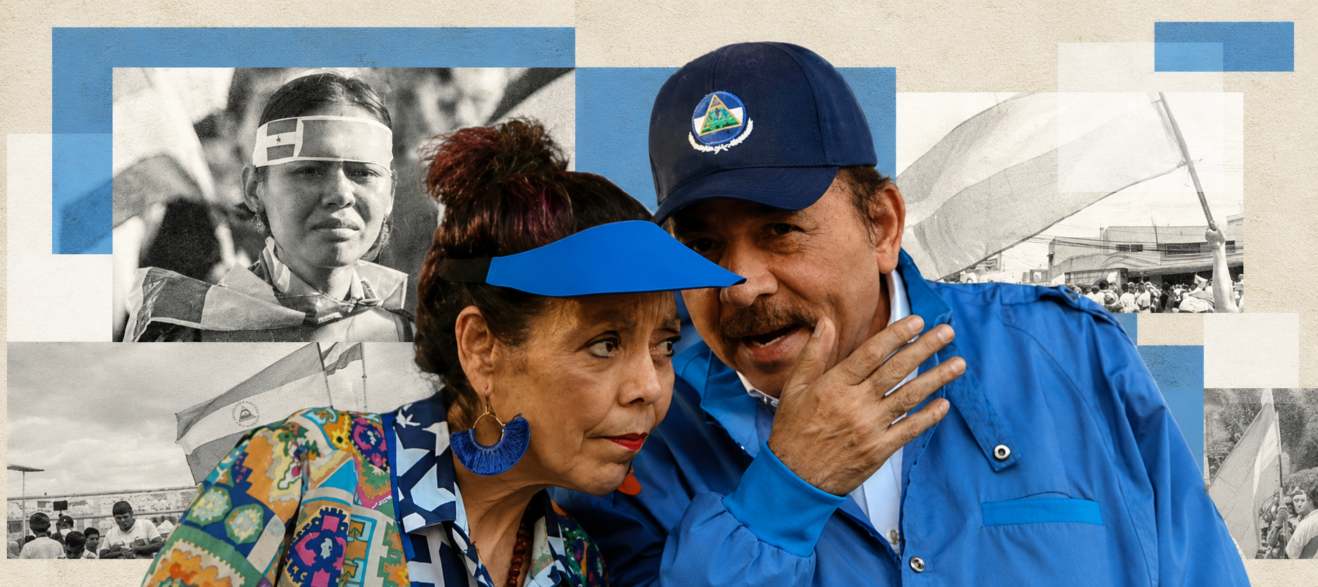 Collage ortega y murillo