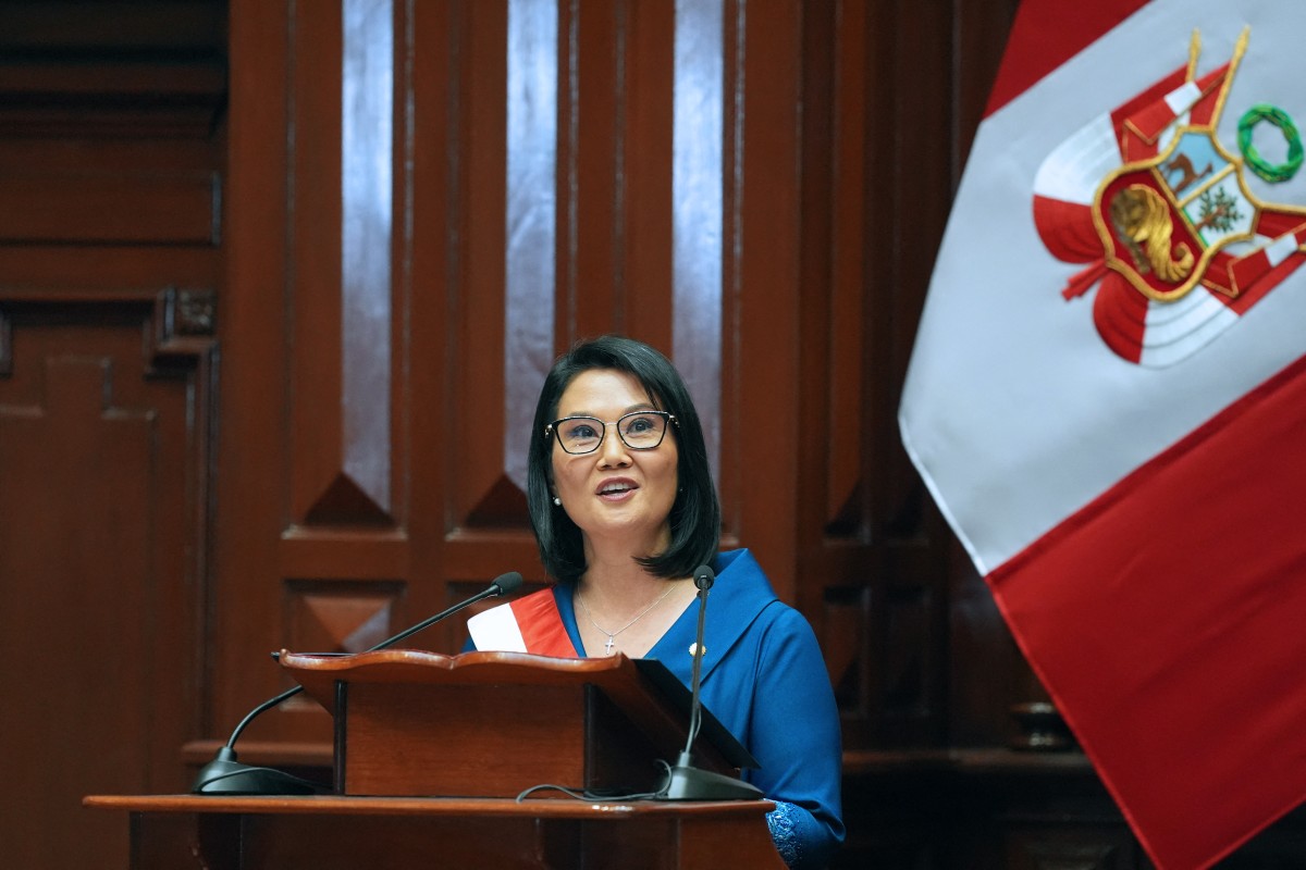 Keiko Fujimori, presidenta de Perú.