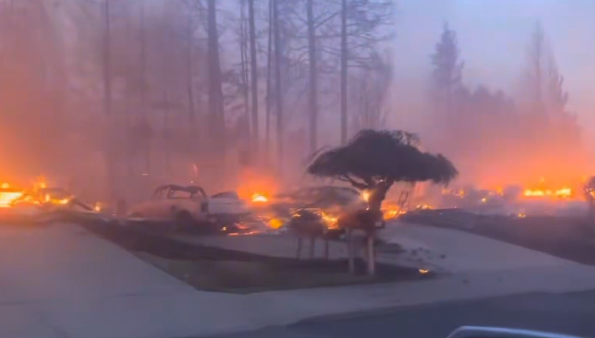 Incendio en Spokane, en el estado de Washington, en el noroeste de Estados Unidos, agosto 2026