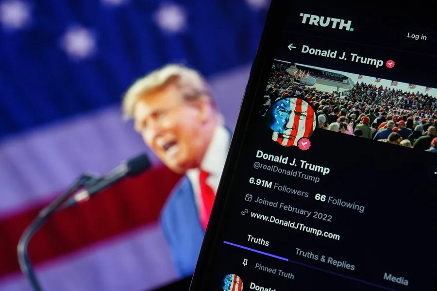 Truth Social, la red social del presidente de Estados Unidos, Donald Trump,