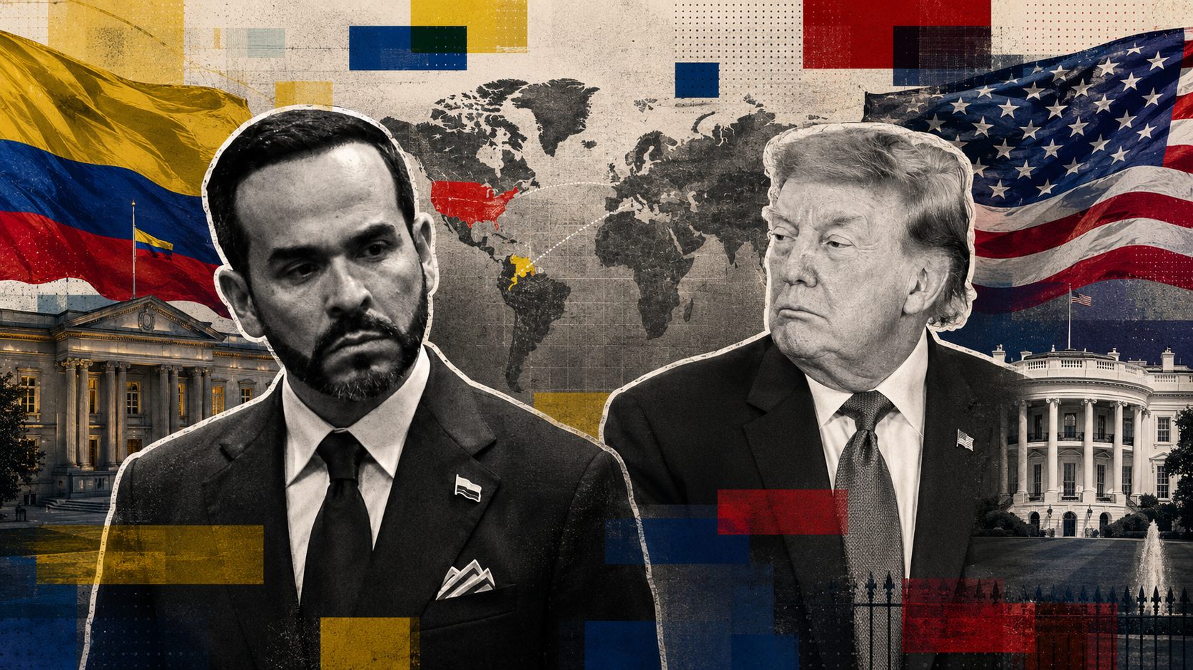 Abelardo de la Espriella y Donald Trump.
