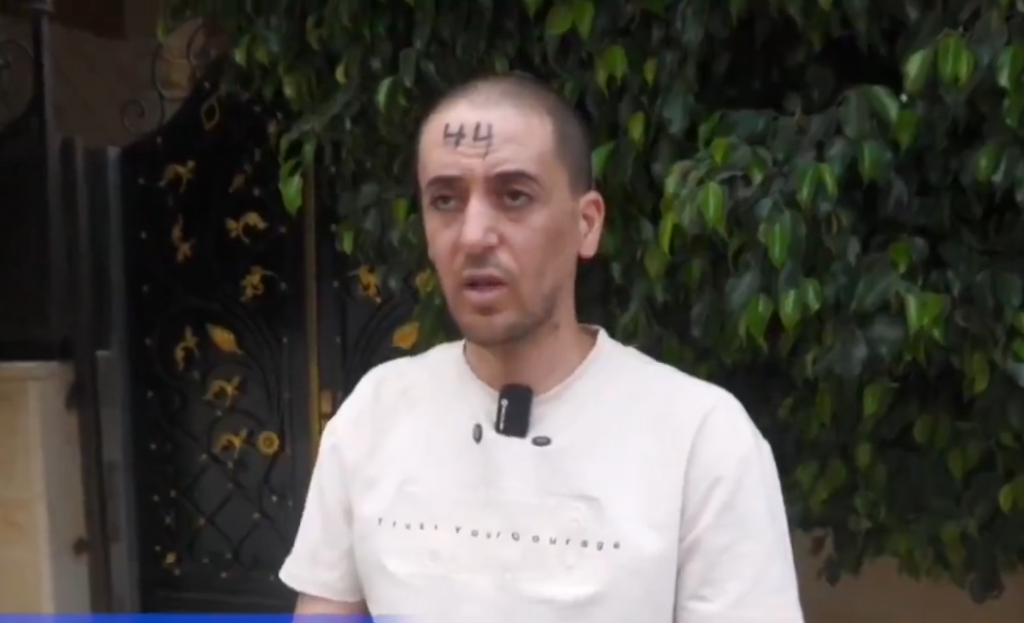 Ejército israelí reprende a tropas por pintar números en la frente de palestinos detenidos