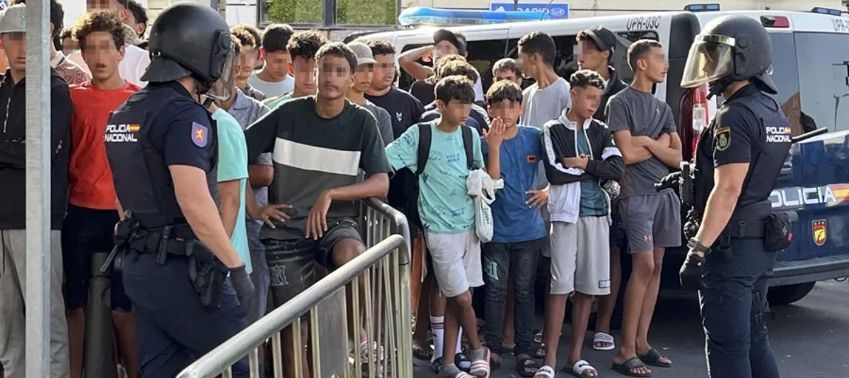 Niños migrantes, Ceuta
