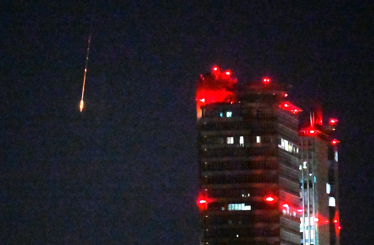 Bombardeo ruso contra Kiev, Ucrania.