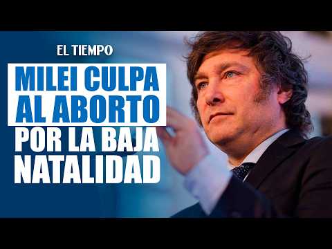El presidente argentino, Javier Milei, relacionó la caída de la natalidad con el movimiento feminista y la legalización del aborto, y advirtió sobre sus efectos en el crecimiento económico y el sistema previsional. Argentina registró una fecundidad de 1,2 hijos por mujer en 2024, según el UNFPA. El organismo señala factores económicos y sociales como las dificultades de acceso a vivienda, la inseguridad laboral y las limitaciones para el cuidado de los hijos.

  #ElTiempo #NoticiasColombia #ÚltimaHora #JavierMilei #Argentina #Natalidad #Aborto #Feminismo #PoliticaArgentina #Noticias

SUSCRÍBETE: https://bit.ly/eltiempoYT 

Síguenos en nuestras redes sociales:
X: https://twitter.com/eltiempo 
Facebook: https://www.facebook.com/eltiempo 
Instagram: https://www.instagram.com/eltiempo 

El Tiempo es el medio líder de noticias en Colombia, caracterizado por sus investigaciones y reportajes exclusivos, sobre:  justicia, deportes, economía, política, cultura, tecnología, innovación, cambio climático, entre otros eventos noticiosos en Colombia y el mundo.

Para mayor información ingresa a: https://www.eltiempo.com 

Otros canales de El Tiempo
Citytv: https://www.youtube.com/c/citytvbogota  
Bravíssimo Citytv: https://www.youtube.com/c/BRAVISSIMOCITYTV  
Portafolio: https://www.youtube.com/user/PortafolioCO  
Futbolred: https://www.youtube.com/c/FutbolRedCO