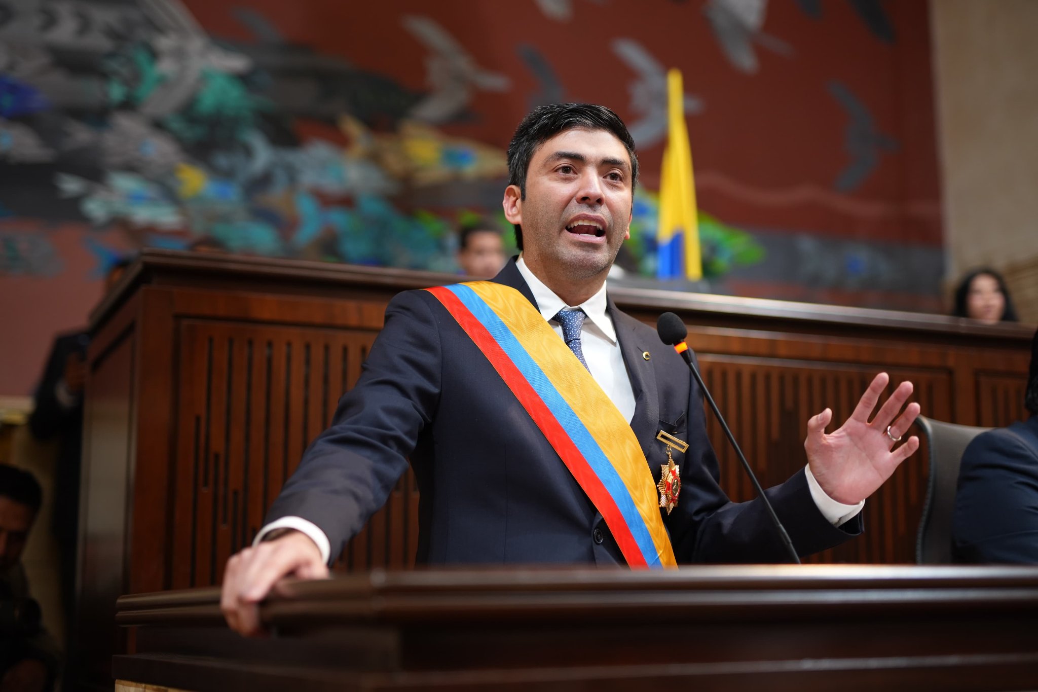 Nicolás Barguil, president of the House of Representatives.
