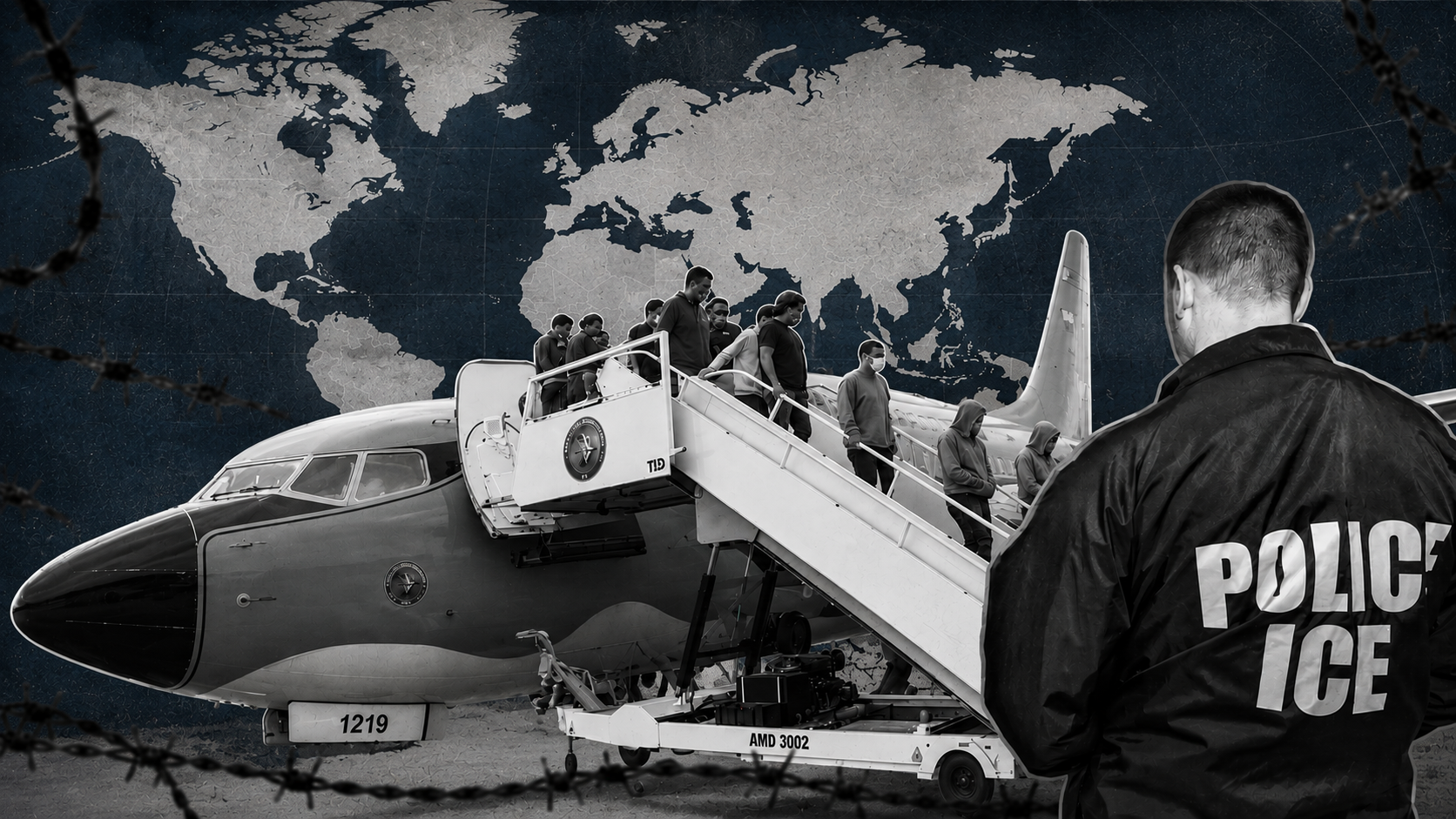 El mapa muestra la expansión de la red de deportaciones de terceros países impulsada por el gobierno de Donald Trump, que ya involucra a 35 gobiernos y ha permitido trasladar a más de 23.000 migrantes fuera de Estados Unidos.