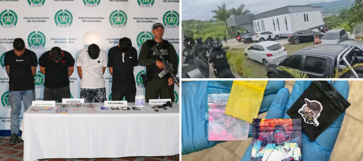 Those captured in Pereira's 'narcofiesta'.