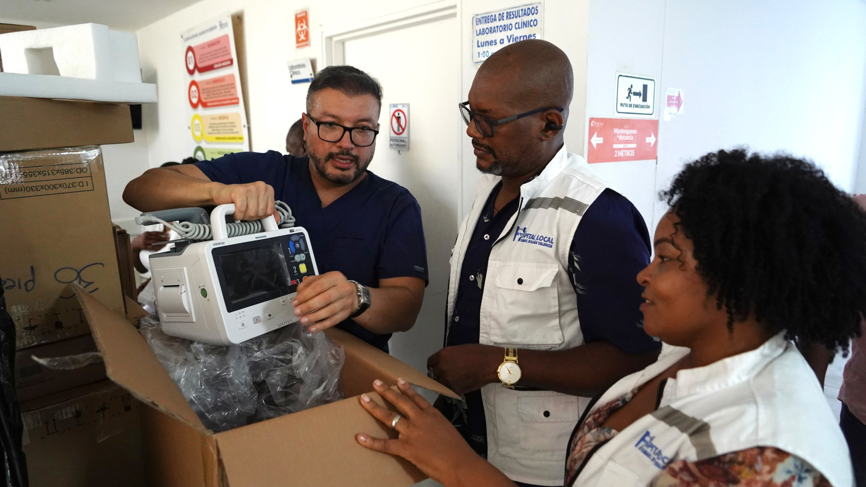 Camilo Prieto has coordinated seven flights, nine helicopter missions and two tractor trailers to bring more than 60 tons of aid to Chocó