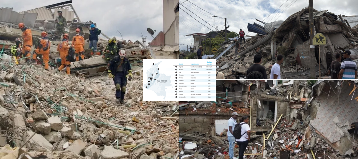 As of September 14, the UNGRD reported 331 deaths and more than 243,000 homes affected by the earthquake.