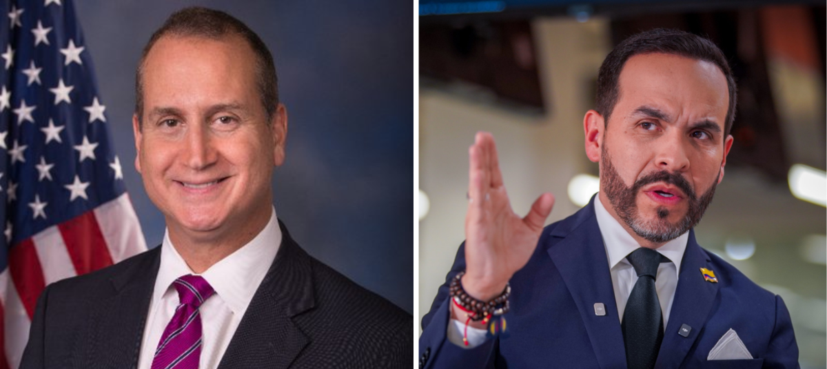 Mario Diaz-Balart and Abelardo De La Espriella.