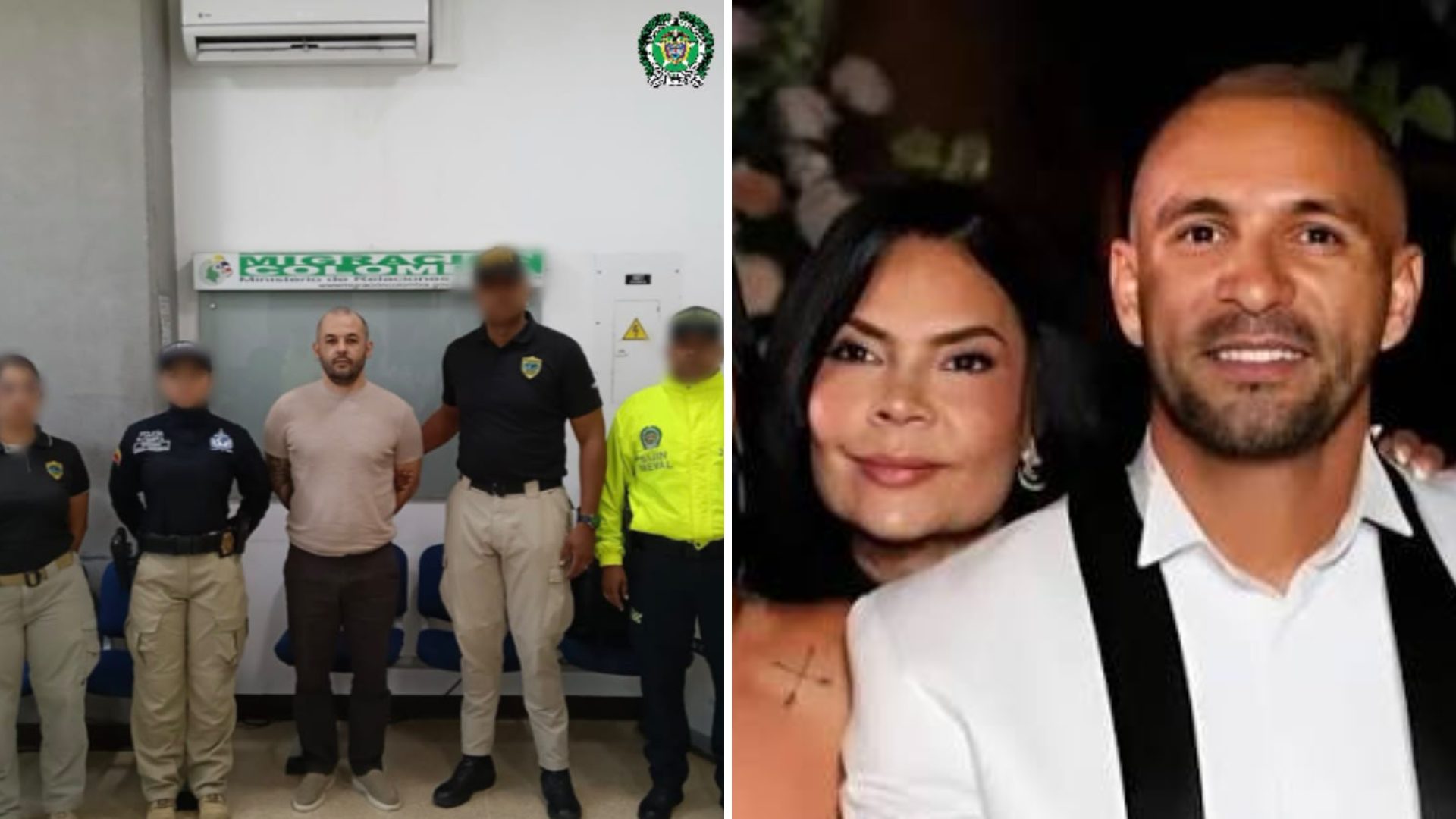 Alias ​​'Nea Arias', allegedly responsible for the murder of María del Pilar Zea, Pipe Calderón's mother-in-law, was captured at the José María Córdova airport.
