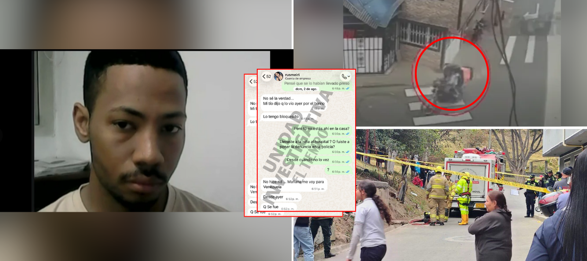 Shenner José Rojas, captured and charged with feminicide of the 9-year-old minor.