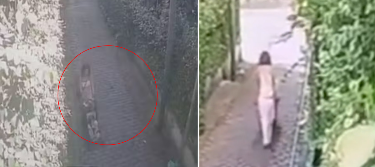 Los angustiantes momentos de una madre y su hija tras un derrumbe de una vivienda.