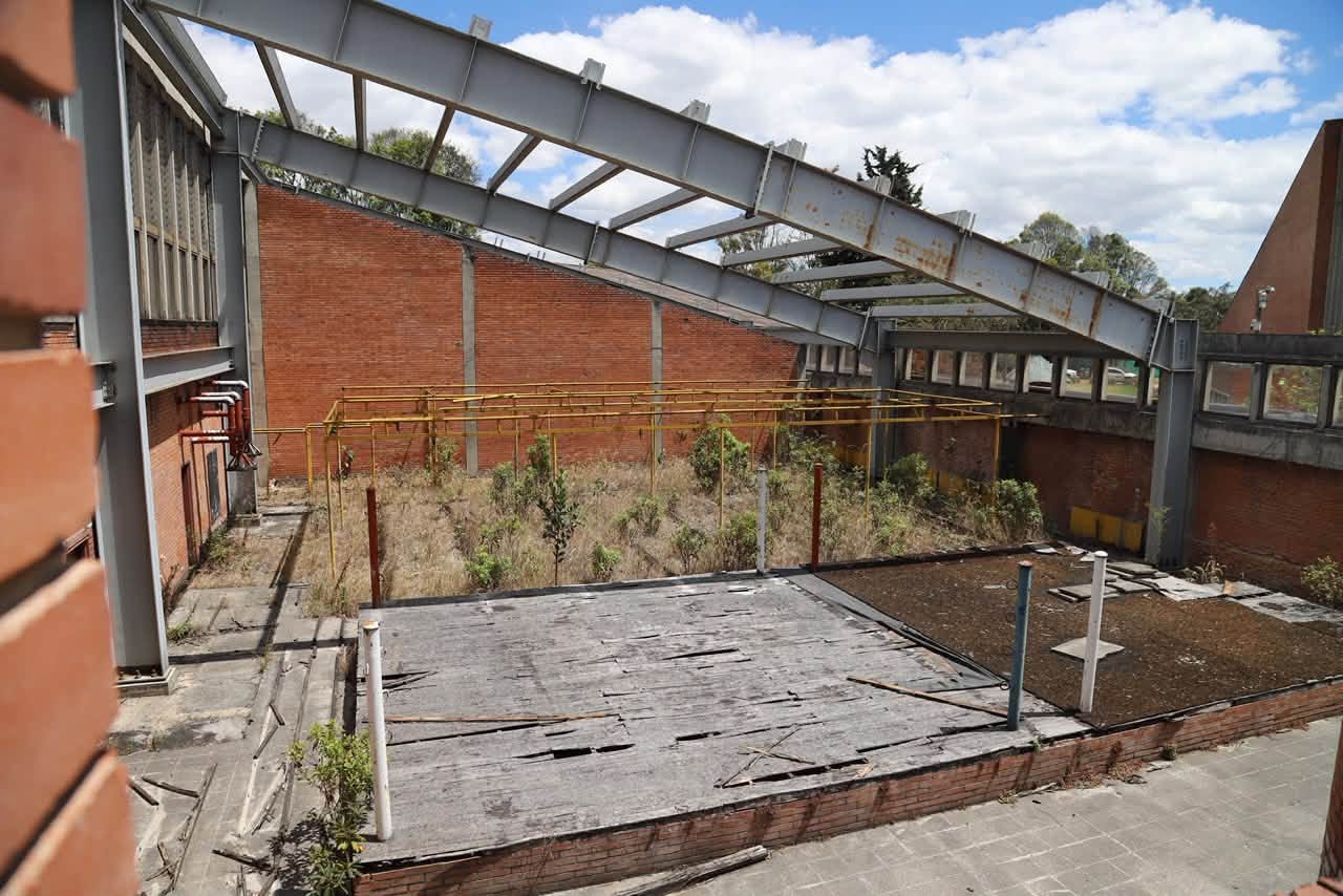 Abandoned works at the El Salitre Sports Unit in Bogotá.