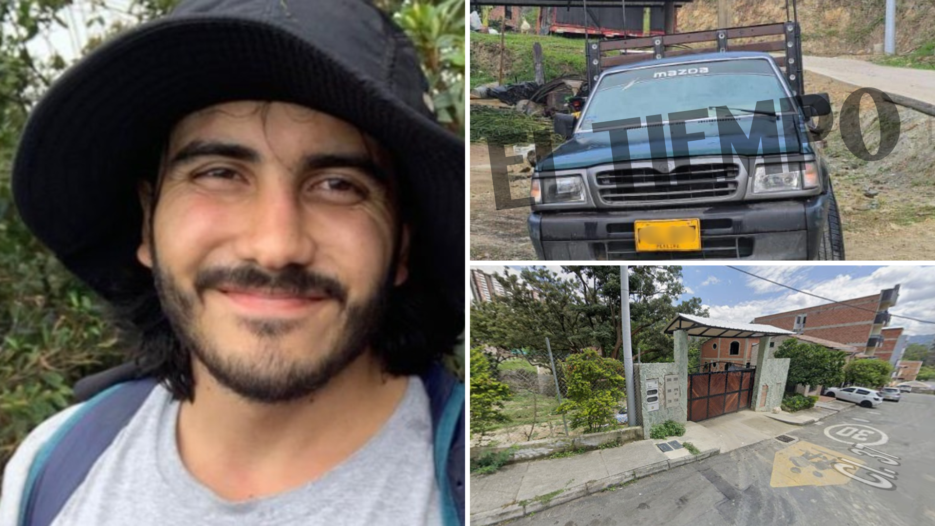 The car in which 'El Mesa' kidnapped Andrés Camilo Peláez in 2022 appeared in a lot owned by the Antioquia Mental Hospital.