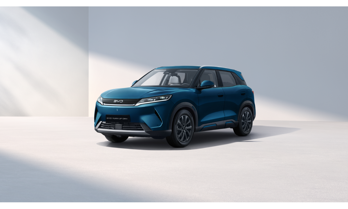 The BYD Yuan Up DM-i incorporates the brand's DM-i technology for the first time in one of the fastest growing segments of the market.