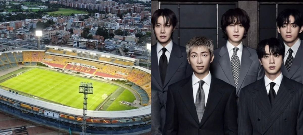 BTS in concert in Bogotá. The event will be in El Campín.