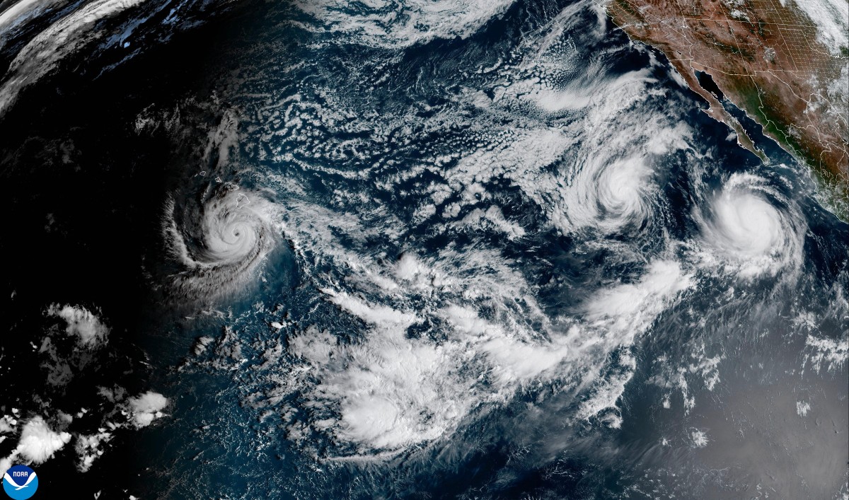 Hurricane Polo in Mexico.