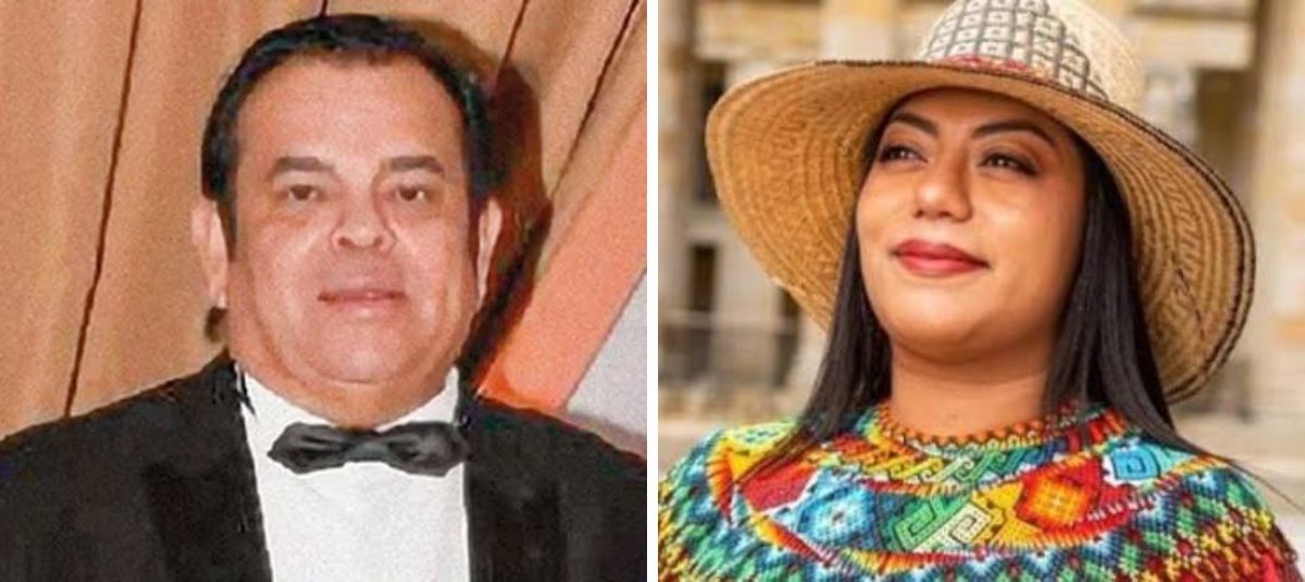 Euclides Torres and Senator Martha Peralta Epieyú.