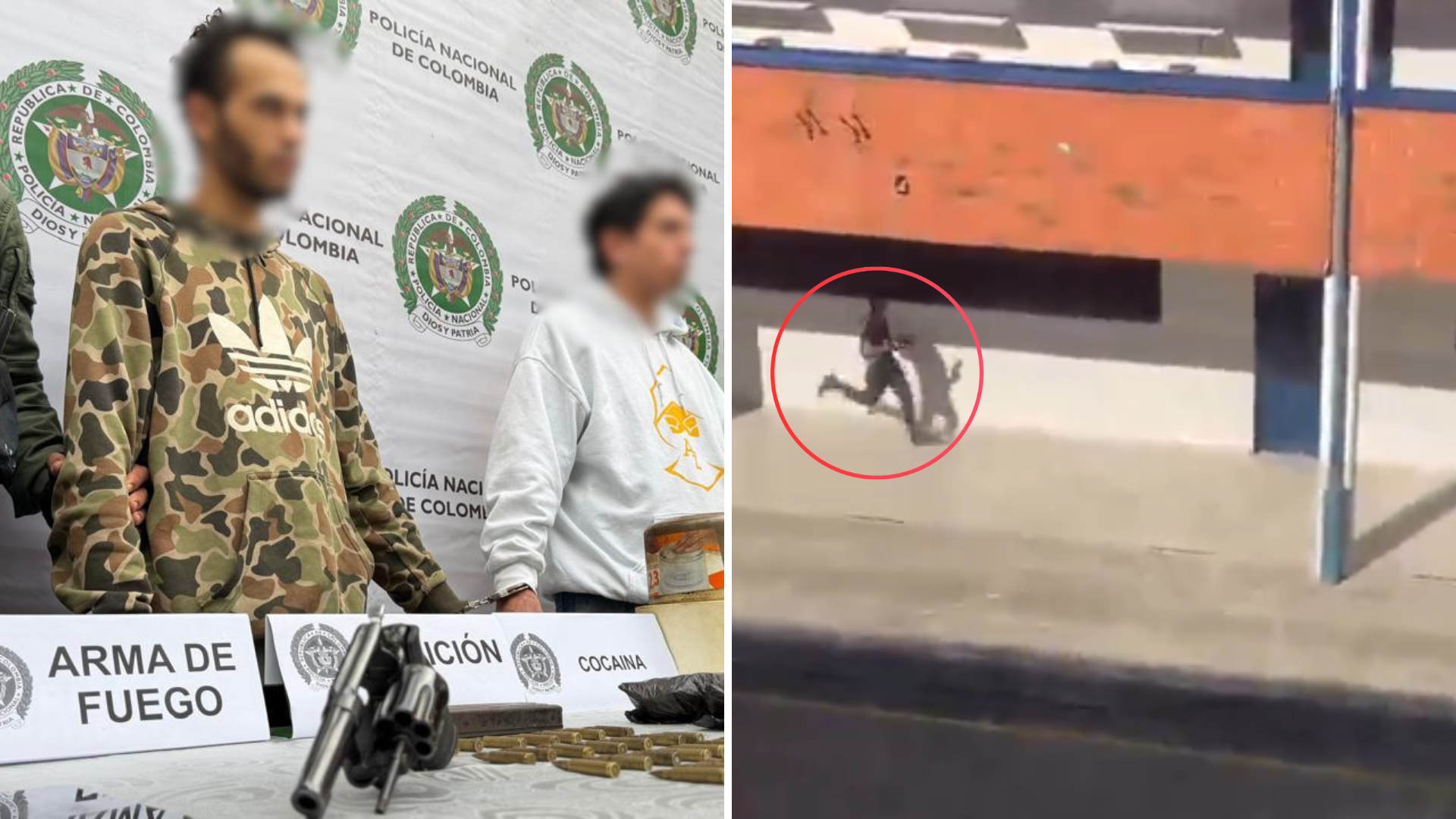 Alias ​​Tokis, coordinator of the GDO 'La Sierra', was captured. He would have been involved in the armed attack by a tenth grade young man at his school in Villa Hermosa.