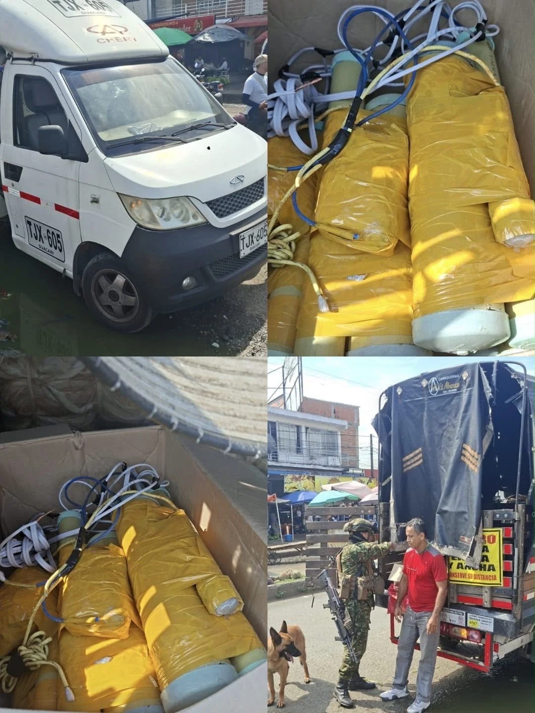 Operation that detected 400 kilos of explosives.