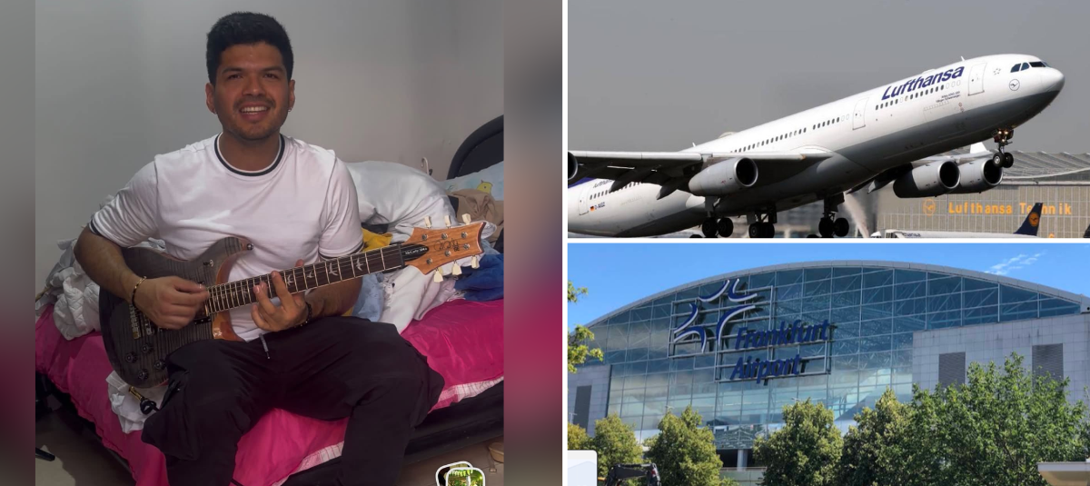 Carlos Andrés Quiroga Quevedo would have tried to open the doors of a plane bound for Frankfurt.