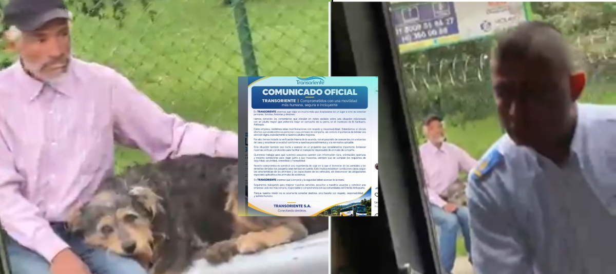 A un adulto mayor le negaron subirse a un bus con su perro en El ...