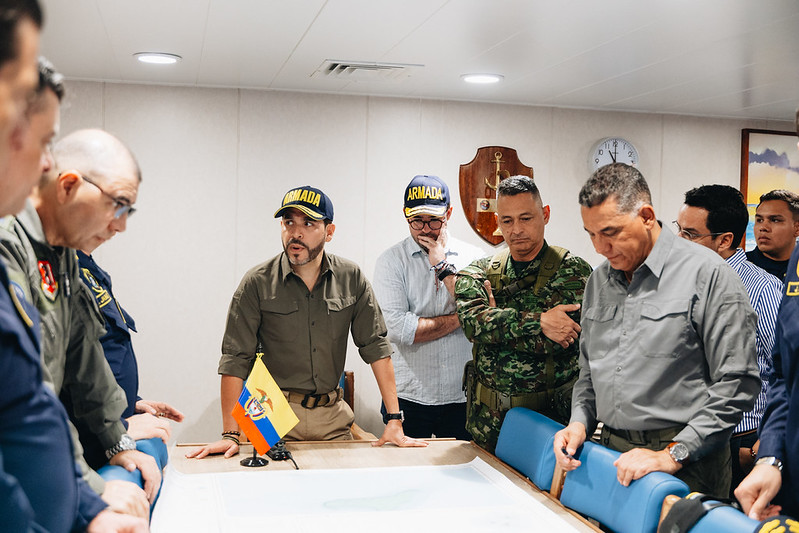 President Abelardo De La Espriella in San Andrés, on October 17, 2026