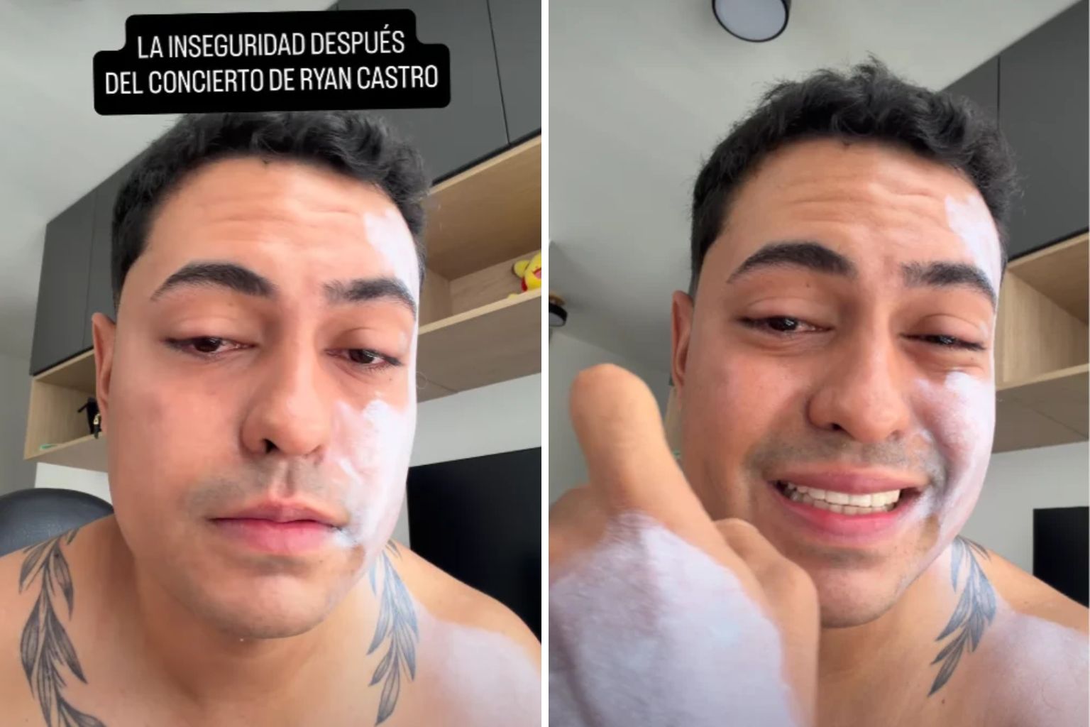 El ciudadano en el video, haciendo la denuncia.
