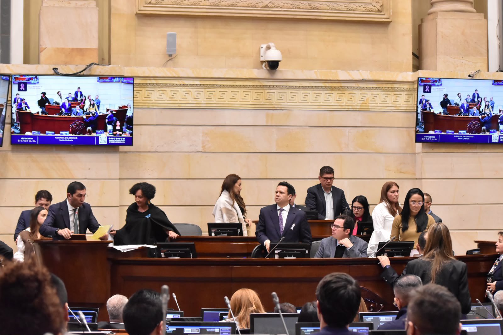 Budget vote in the Senate.