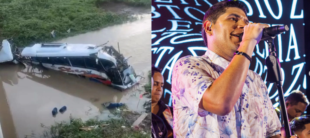 The accident occurred when the bus was traveling on the bridge over the Ariguaní River.