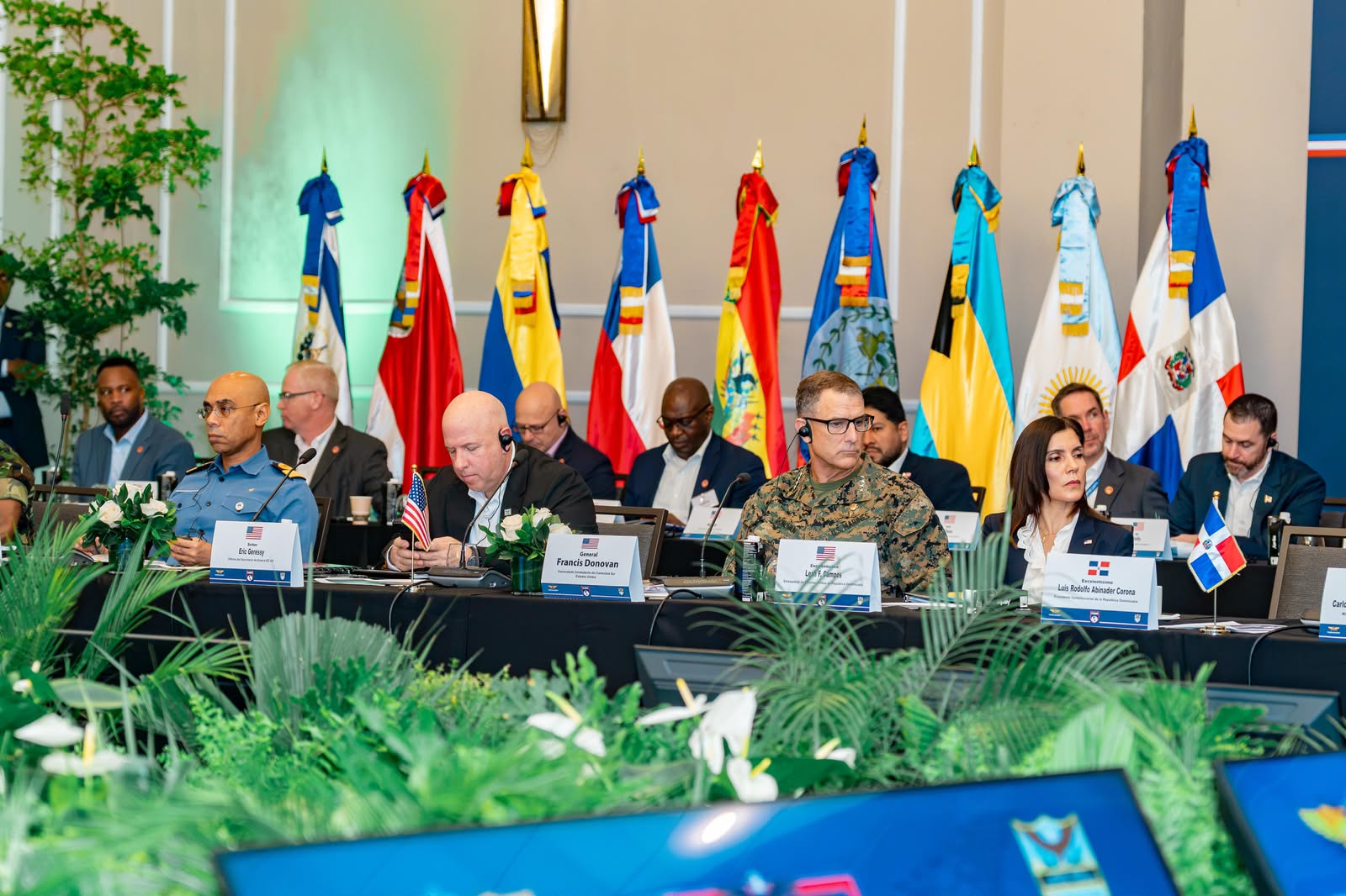 The meeting in the Dominican Republic.