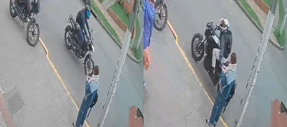 Thief tried to steal a woman's cell phone in broad daylight.